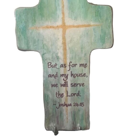 New Cathedral Arts Cross Key Holder By Caroline Simas Blessings - Picture 2 of 8